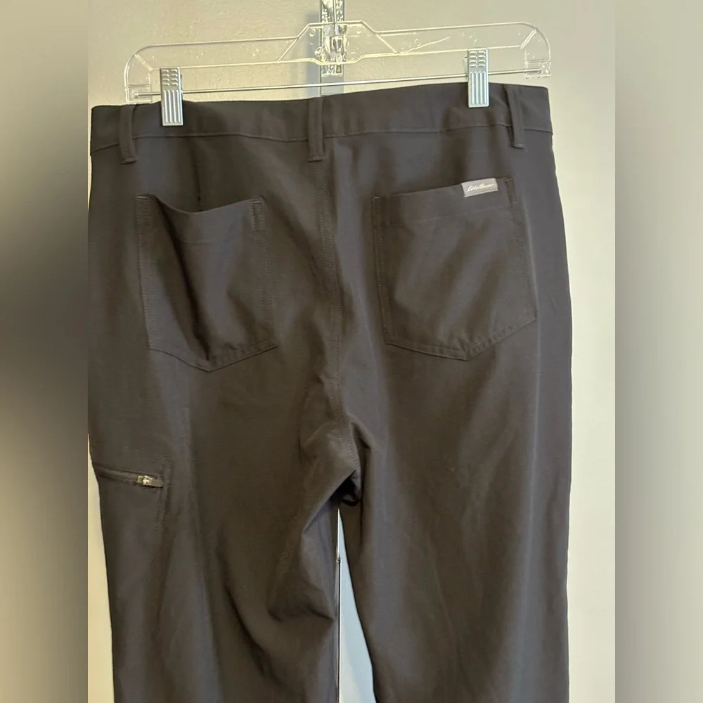 Eddie Bauer STRETCH Ripstop‎ CROP Pant Black Size 8